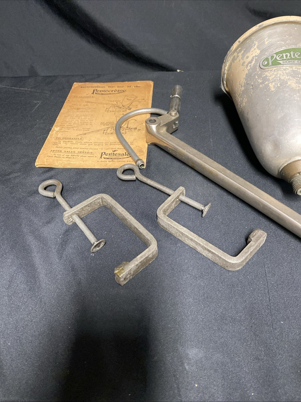 1930 Pentecreme Home Creme Maker Art Deco Stunning Rare - (1636)