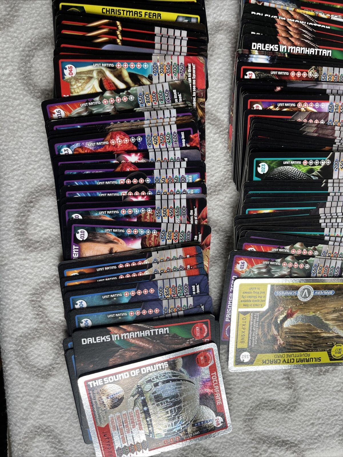 Doctor Who MONSTER INVASION - Dr Who 300+ Single Cards + tin