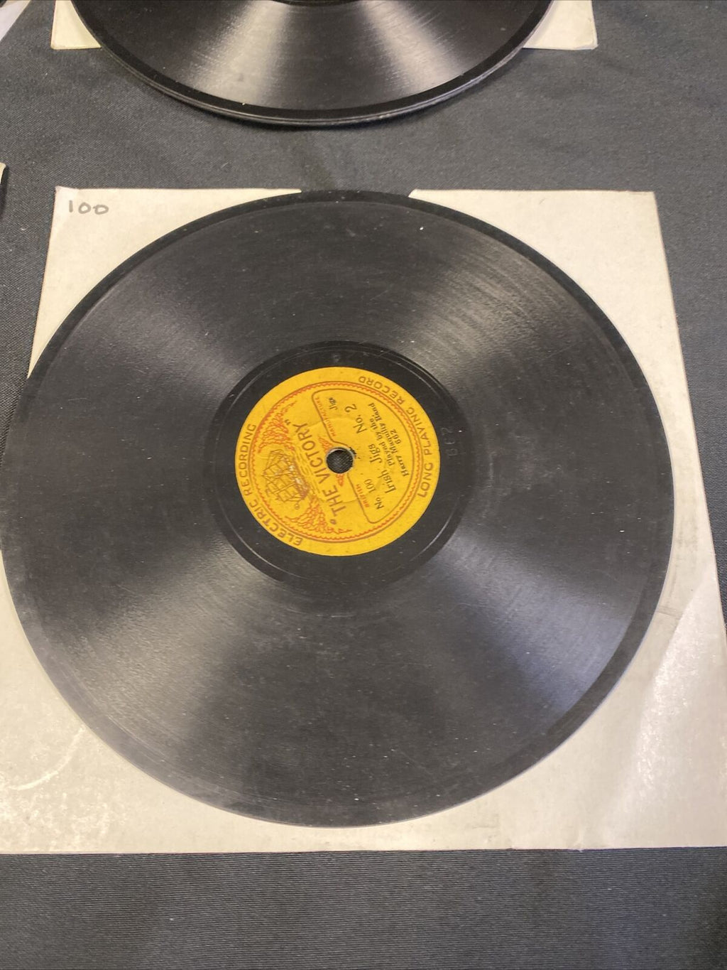 THE VICTORY SHIP - 5.5" Shellac Records Victory Military Band x 4  -  (7690)