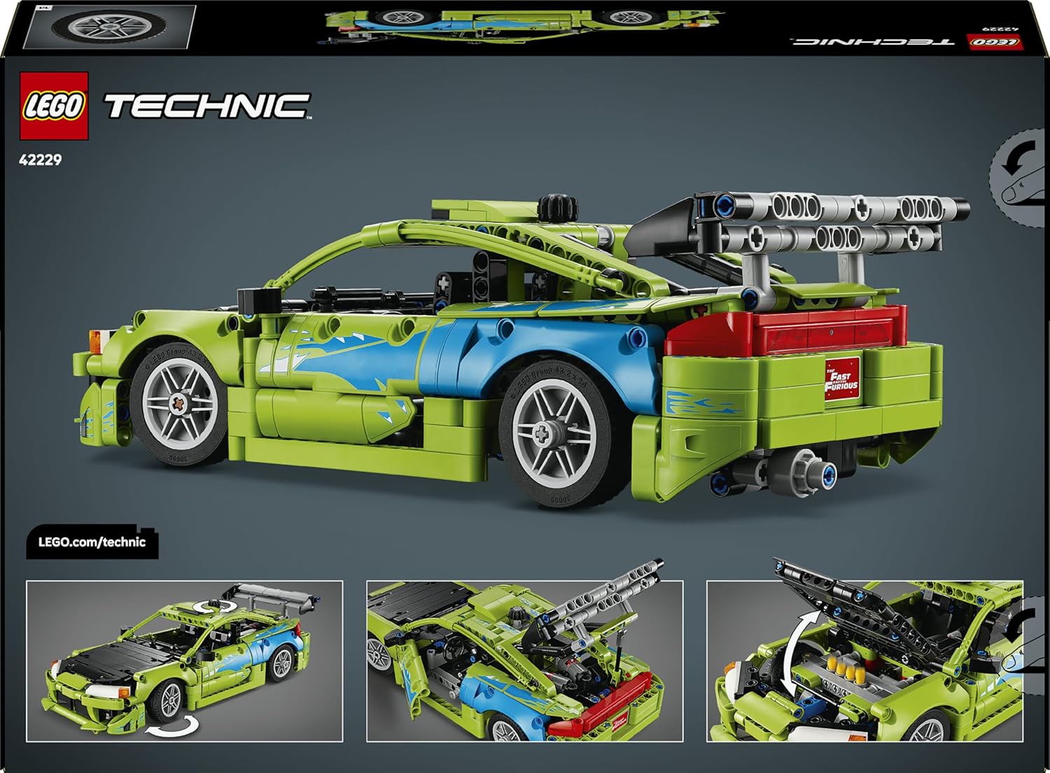 LEGO Technic - Fast and Furious Mitsubishi Eclipse Car - 42229