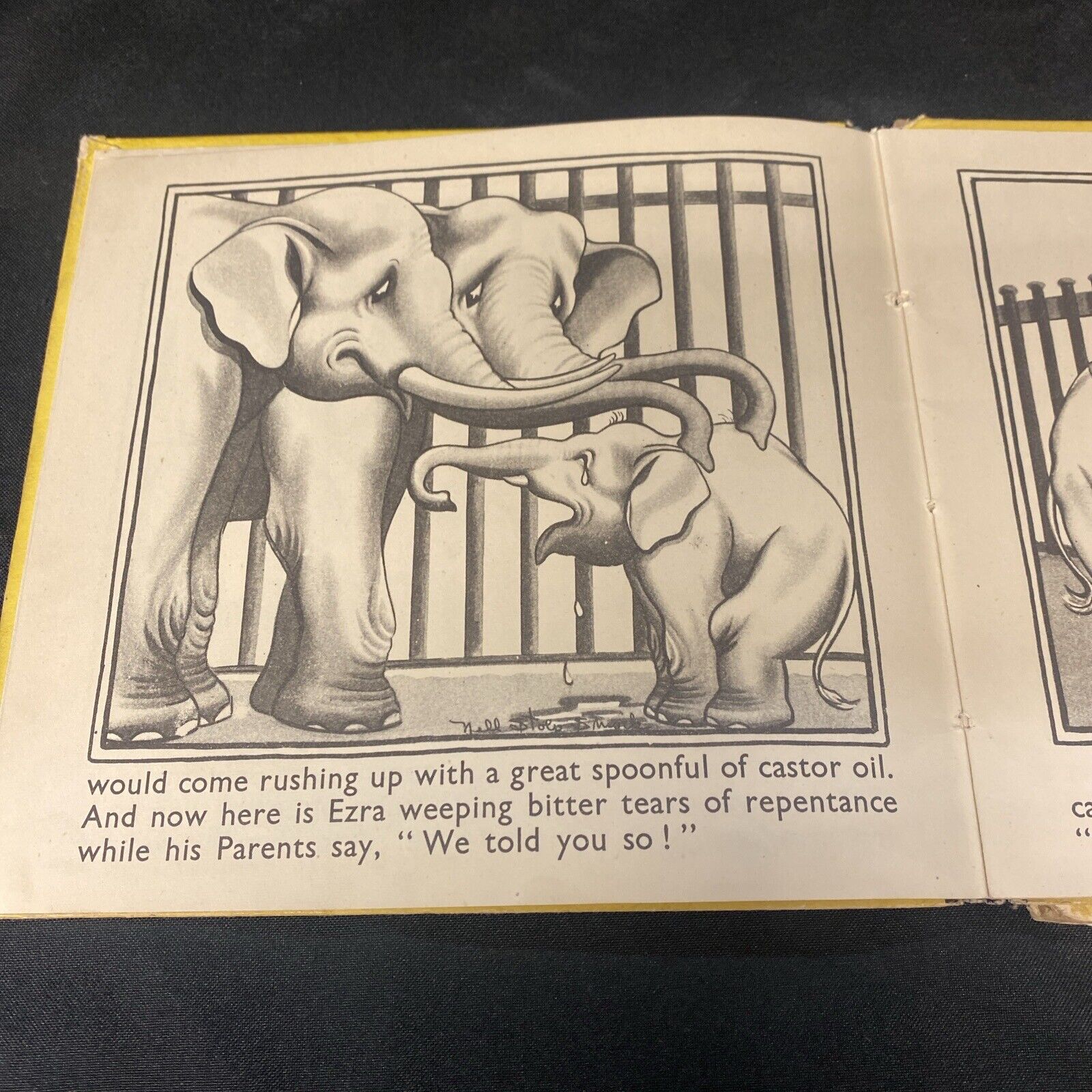 Majorie Barrows 1930's 2x 1st Ed books Ezra the Elephant & Johnny Giraffe (8913)