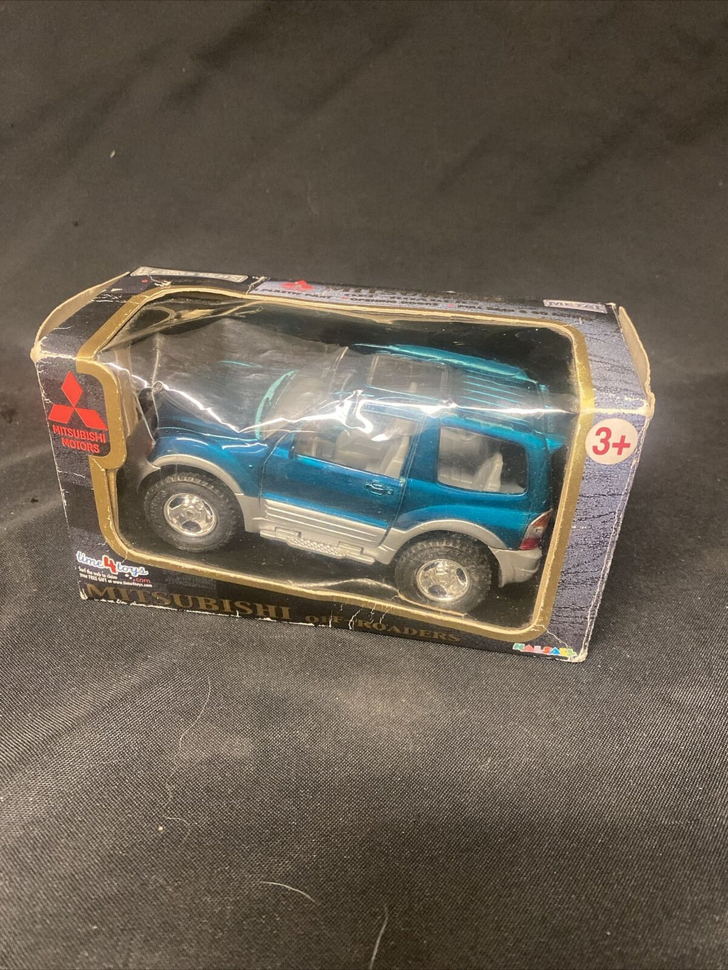 Vintage Halsall Die Cast Pull Back Mitsubishi Off-Roader Boxed - (5136)