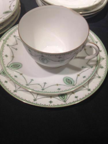 Moritz Zdekauer MZ Austria Design ALT 578 - 10 pieces green swags 1905 (1500)