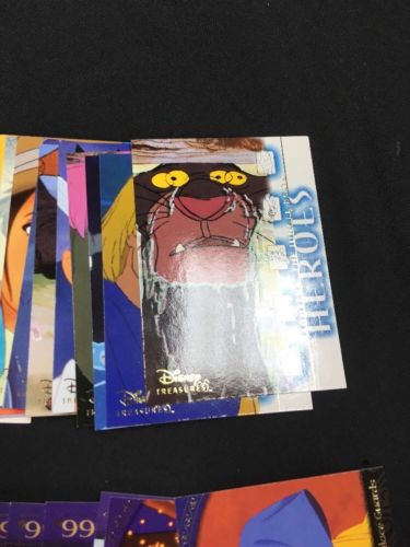 Upper Deck Disney Treasures S3 Trading cards x 47 inc Pooh Silly Aladdin -(6302