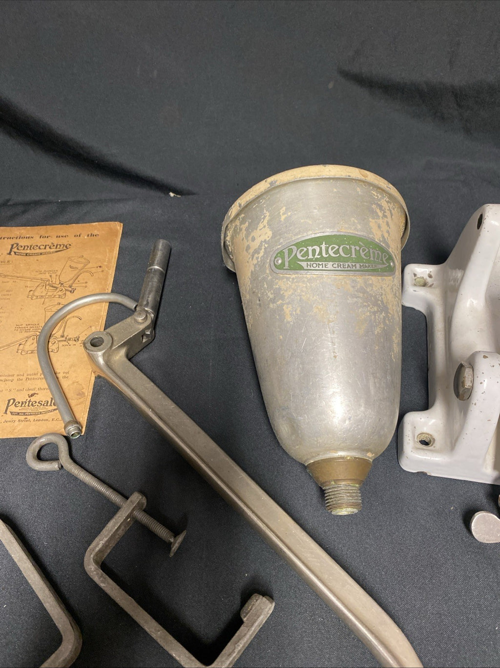 1930 Pentecreme Home Creme Maker Art Deco Stunning Rare - (1636)