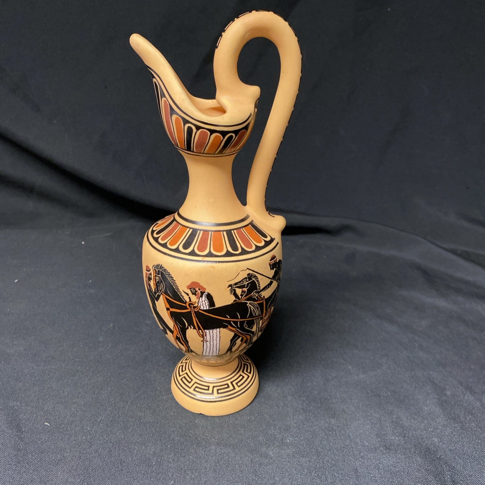 Greek Vase by D. Vassilopoulos Scale Size Urn, copied from 520 B.C Athens Museum - (1724)