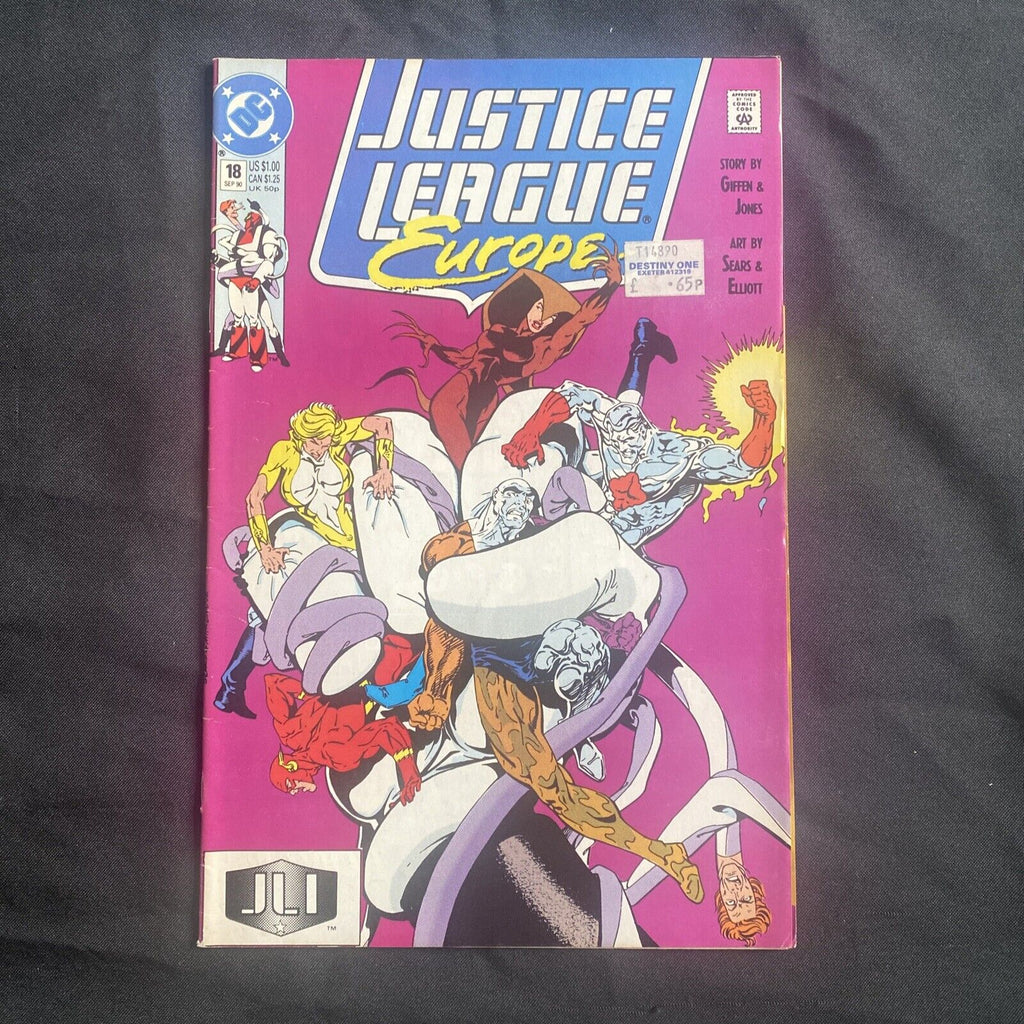 COMIC - DC Comics Justice League EUROPE - Sep 1990 - Extremist Vector - (8790)