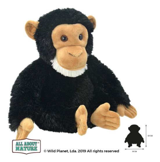 All About Nature Wild Planet - Soft Plush Age 0+ - CHIMPANZEE 23cm - K8238