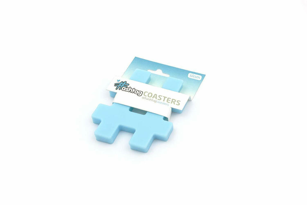 Hash Tag Drink Coasters - Silicone Coasters Hashtag protect your furniture
