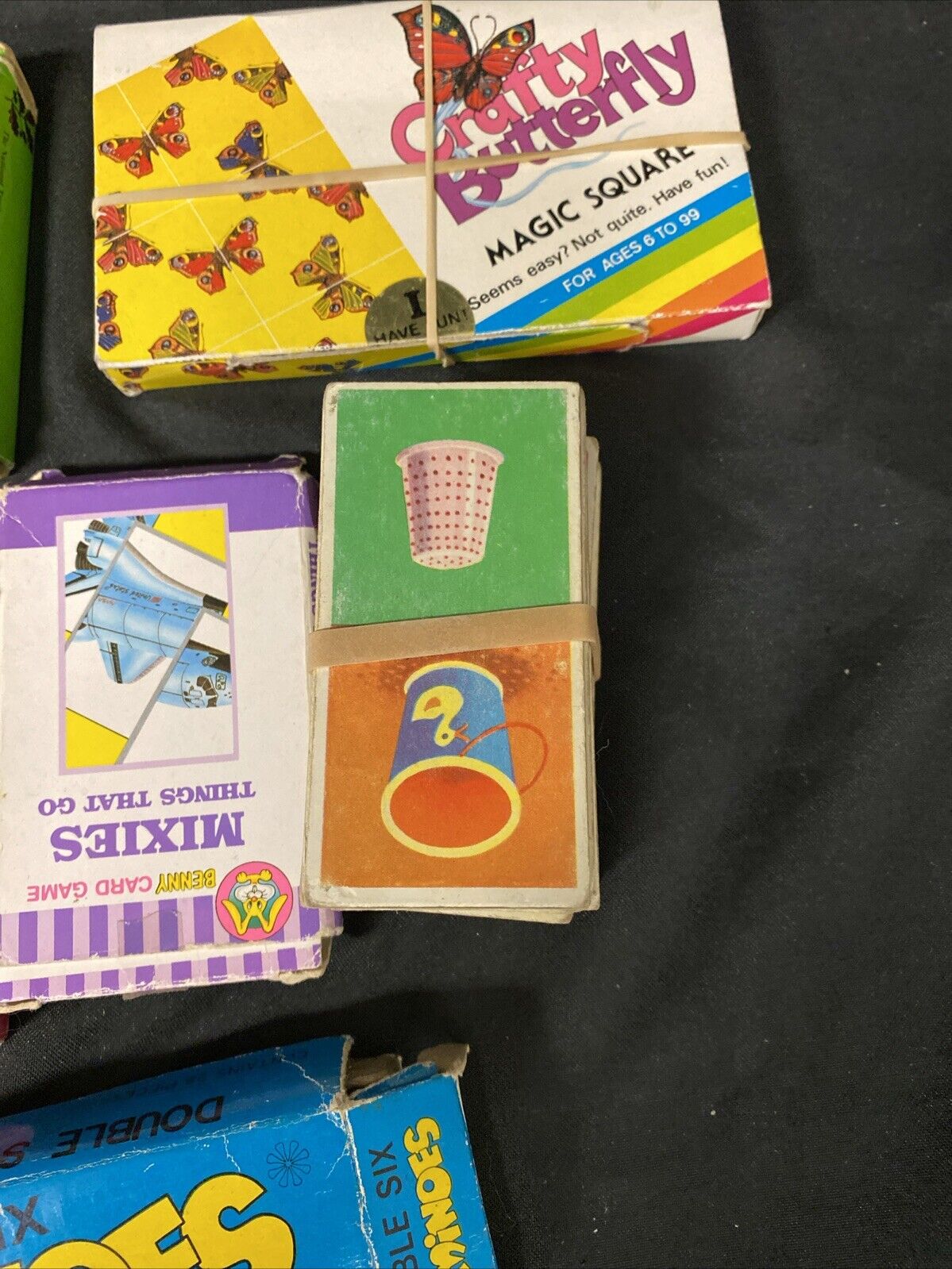Vintage Card & pocket games x 10 National Trust Happy Families etc (5431)