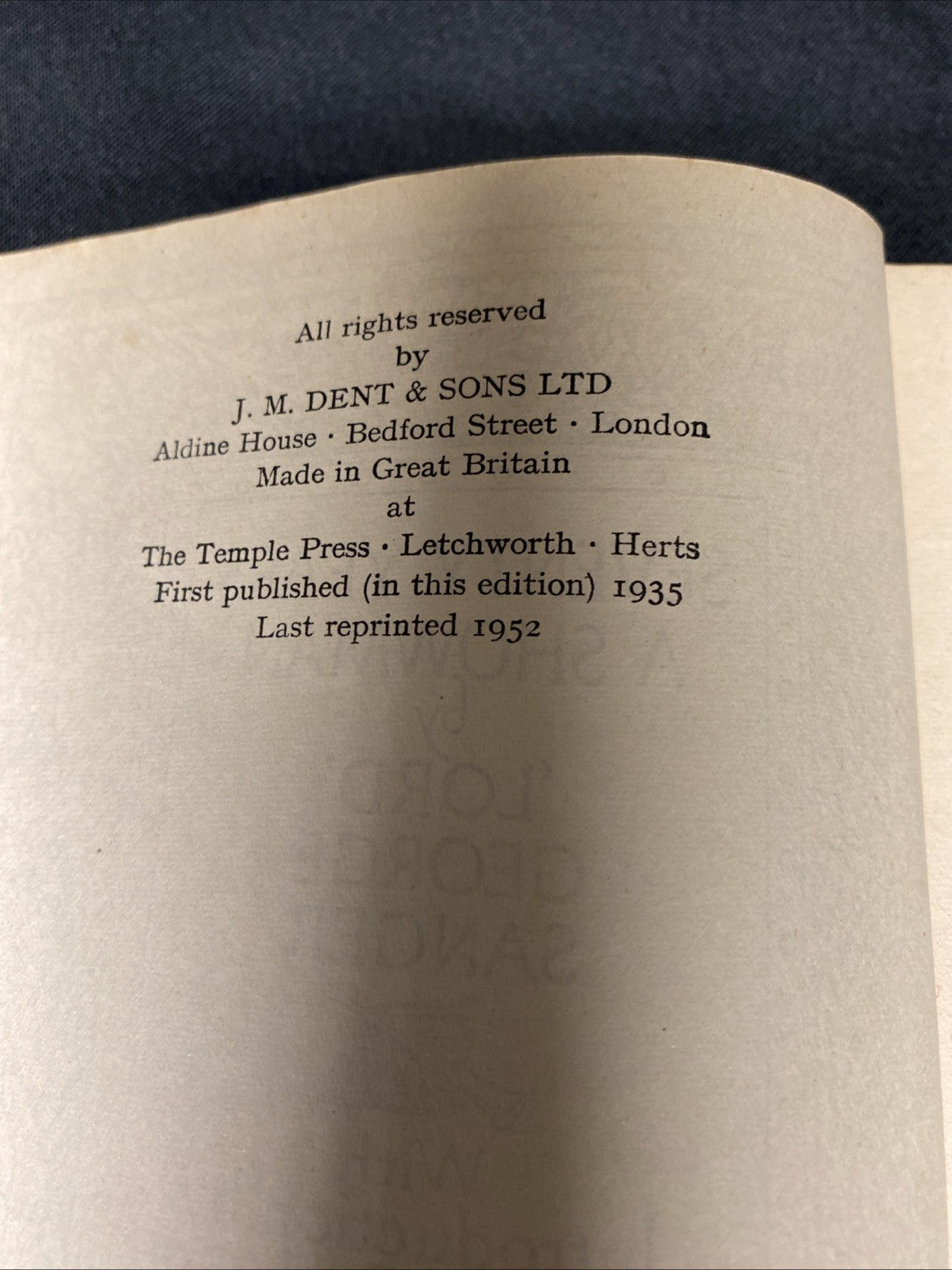 Book - Seventy Years a Showman - Lord George Sanger - 1952 - (1503)