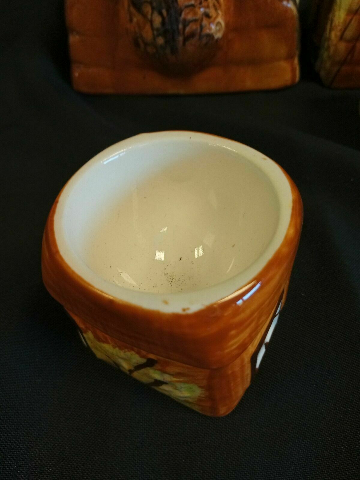 Price Kensington Ye Olde Cottage Teapot, Egg cups, Creamer, Sugar pot - (7901)