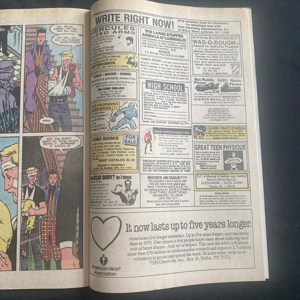 COMIC - DC Comics Justice League EUROPE - Jan 1991 - Batman - (8785)