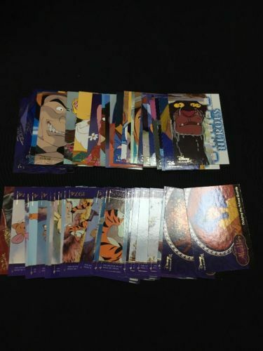 Upper Deck Disney Treasures S3 Trading cards x 47 inc Pooh Silly Aladdin -(6302