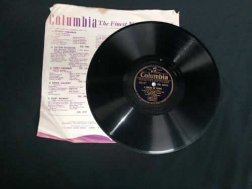 Columbia 78 RPM 10" Record Frank Sinatra Nancy & A Friend of Yours - (6973)