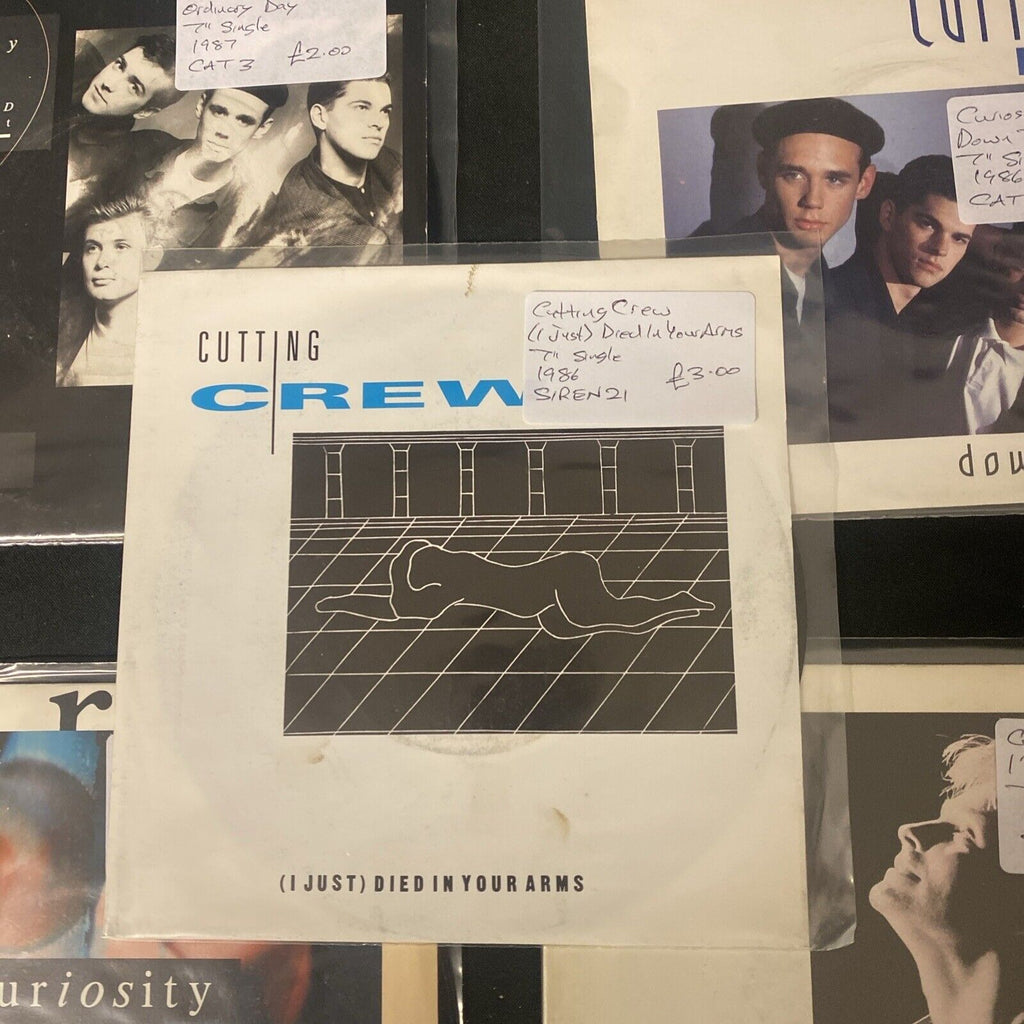 Vinyl Records 7" Singles 5x 80's Curiosity Killed The Cat & Cutting Crew -(9472