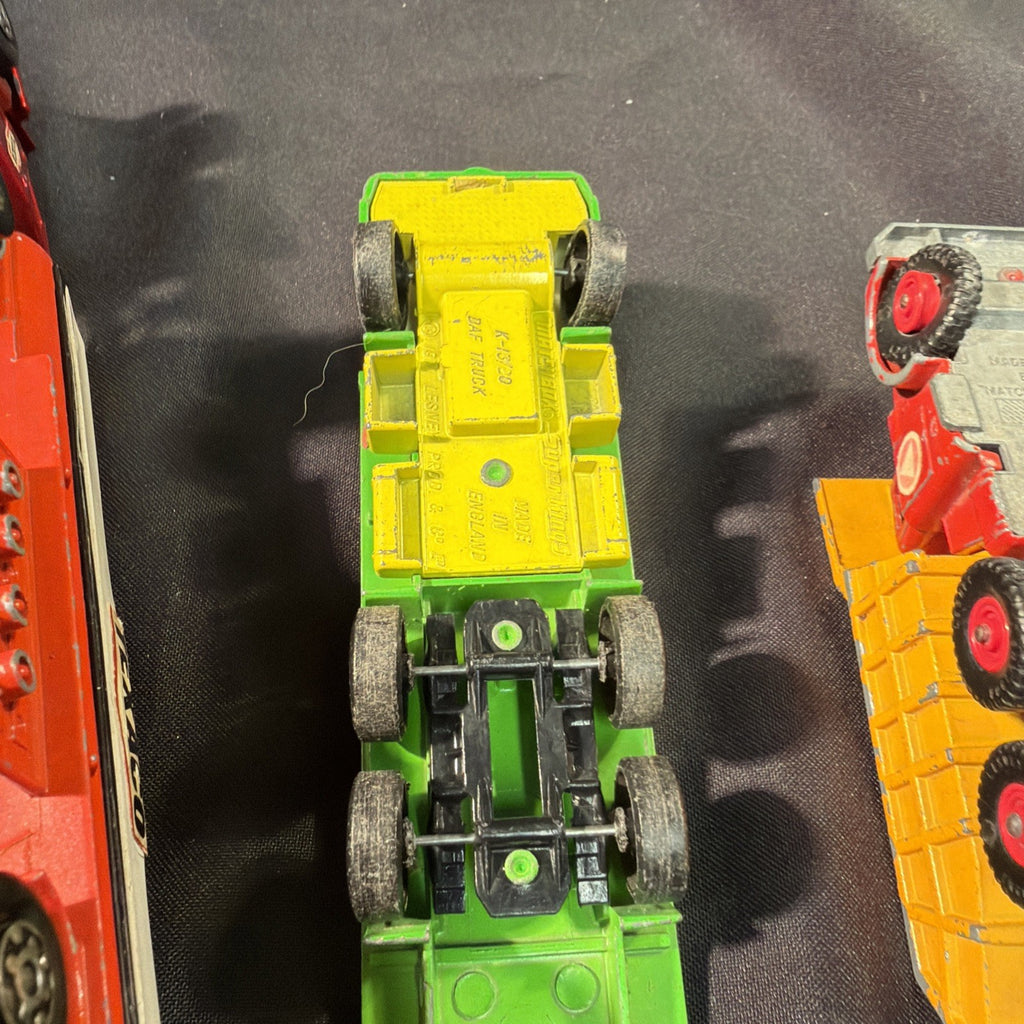 Matchbox Lesney Super Kings 1971-1973 Trucks x 6 inc Texaco Scammell Daf  - (2046)