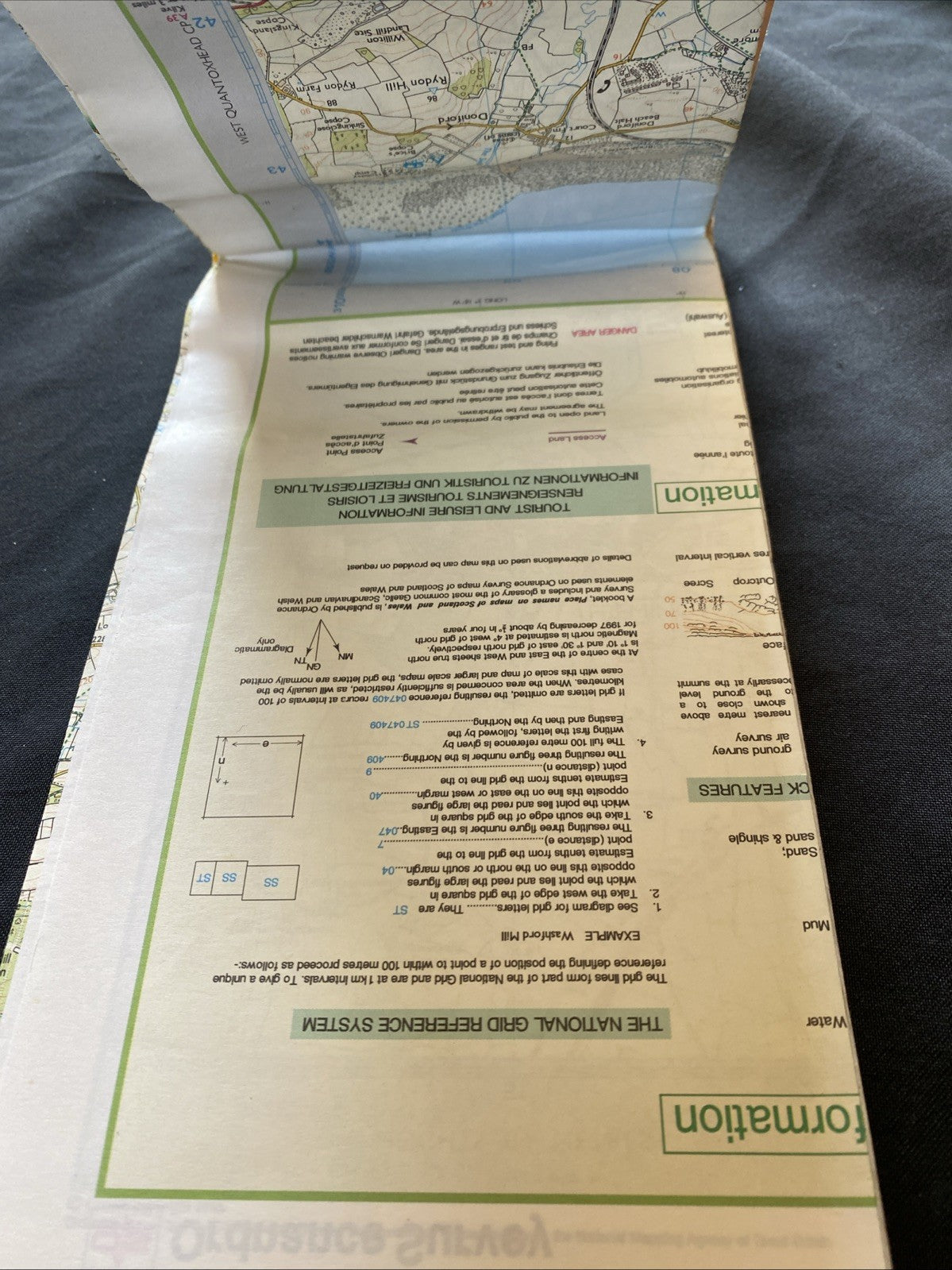 Exmoor inc National Park Ordnance Survey OS Explorer Map #9 1:25 scale (1235)