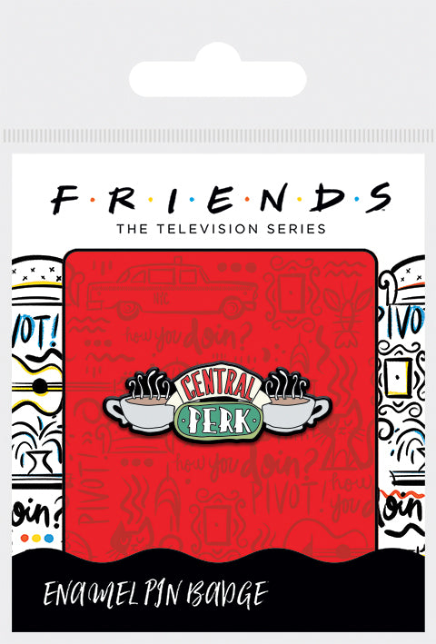 PIN BADGE Enamel Licensed - TV - Friends Central Perk