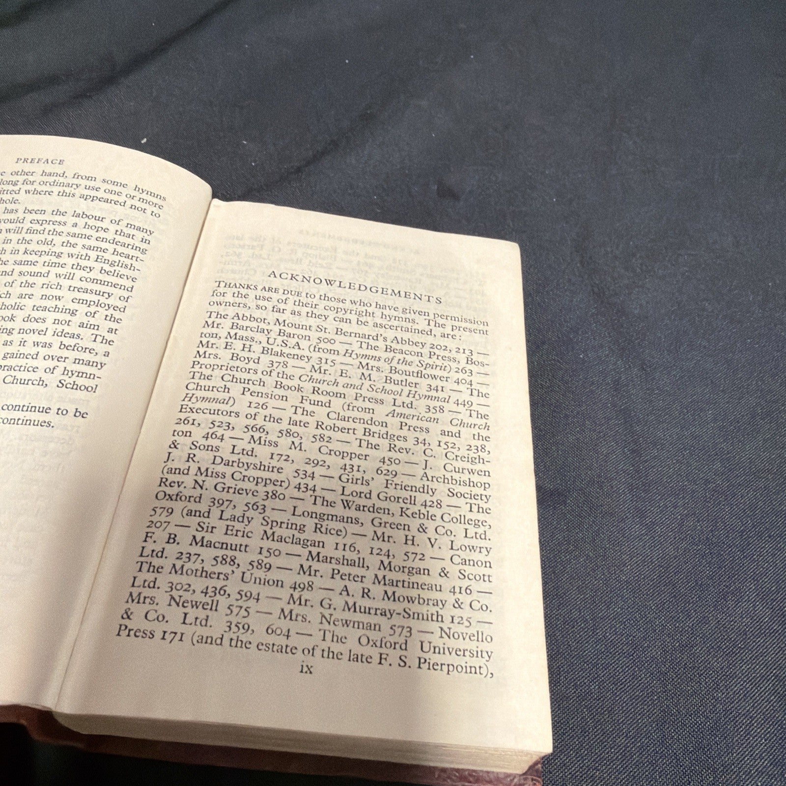 Hymns Ancient and Modern Revised Hardback Book 1950 Edition - (1972)