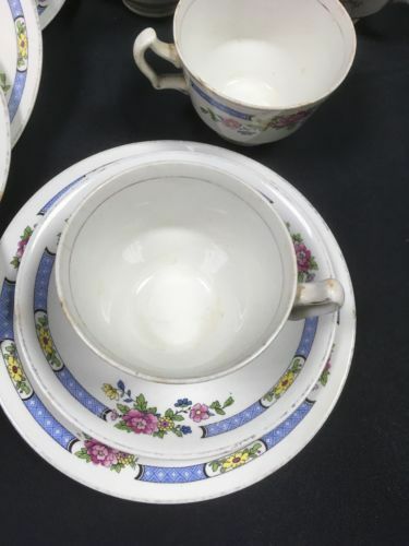 BCM Nelson Ware TSING Part Tea Set Very poor condition 10 pieces (2769)