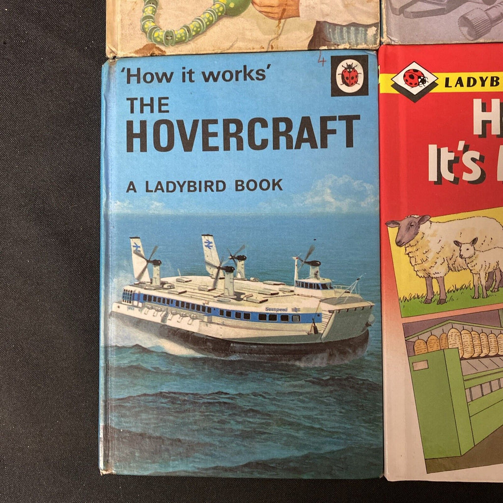 Ladybird Books x 4 - Hovercraft, Metalwork, Things to Make, How it's Made - (5305)