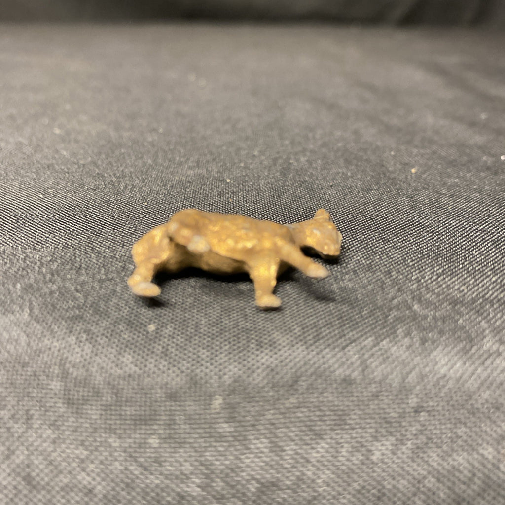 Brass or lead Goat Animal Very Small 1" wide rare little item - (1731)