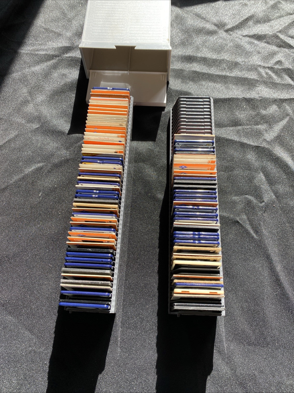AGFA 35mm Cassette System 50 + 50 spaces inc 86 colour slides - 5962