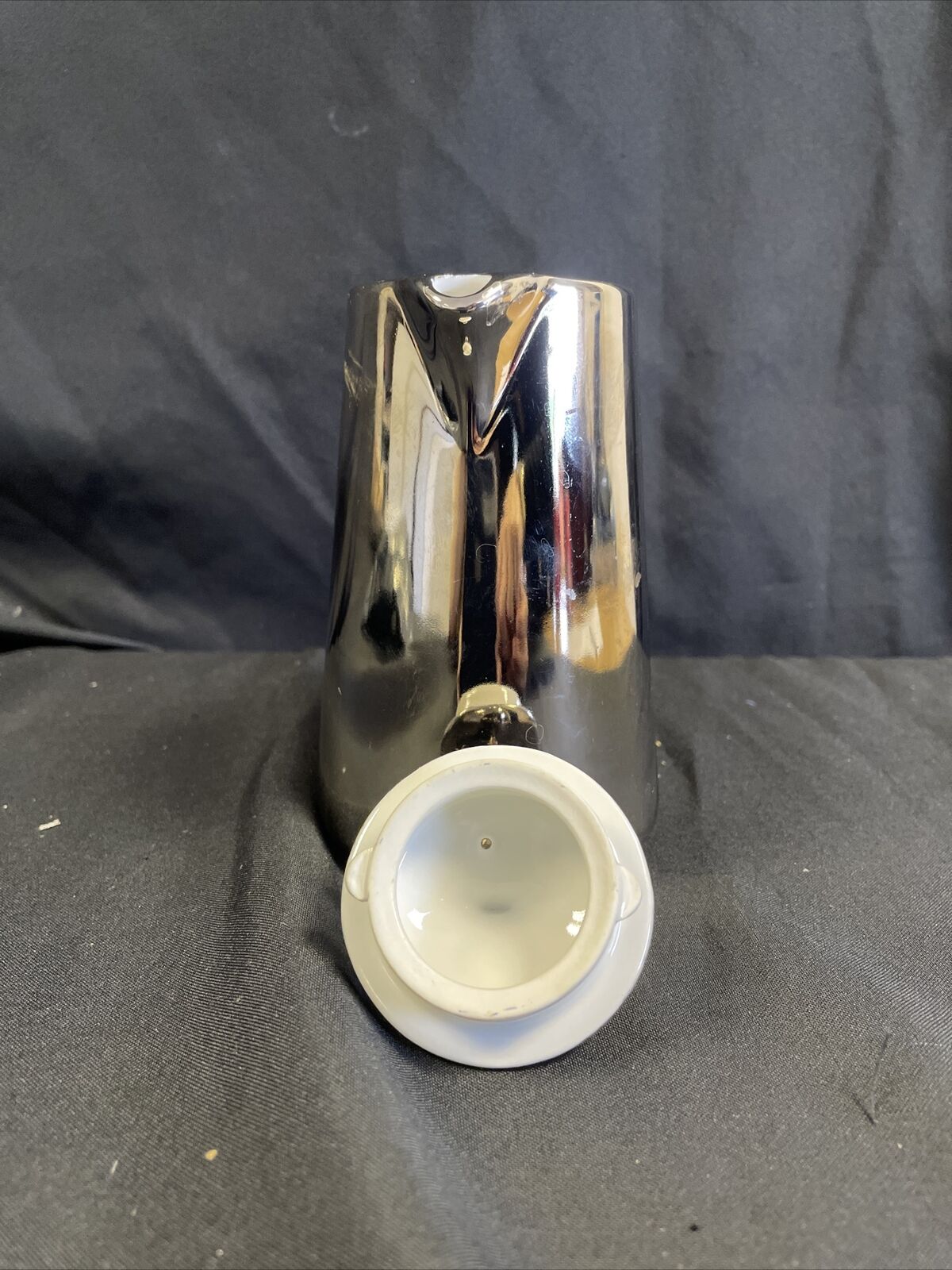 Royal Worcester Silver ceramic Teapot Shape 14 Size 4 Fireproof - (8126)