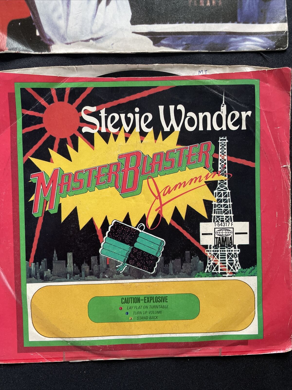 Vinyl Records 7" Singles 5 x 1980's Stevie Wonder 5 different singles - (9429)