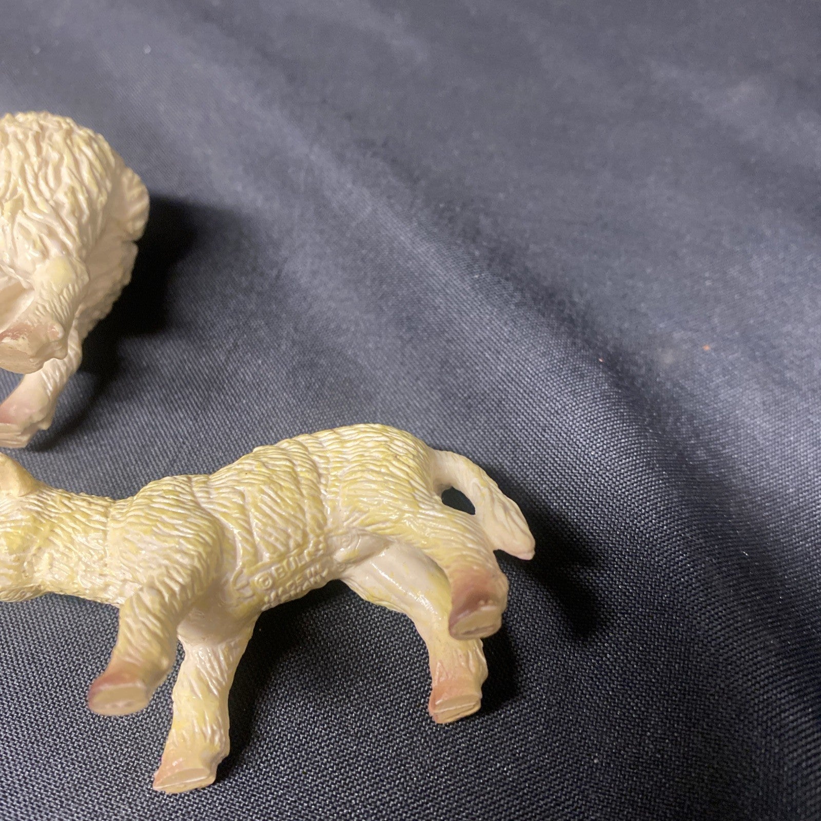 Bullyland Hand Painted Made in Germany Sheep Lamb Stallion Vintage - (1663)