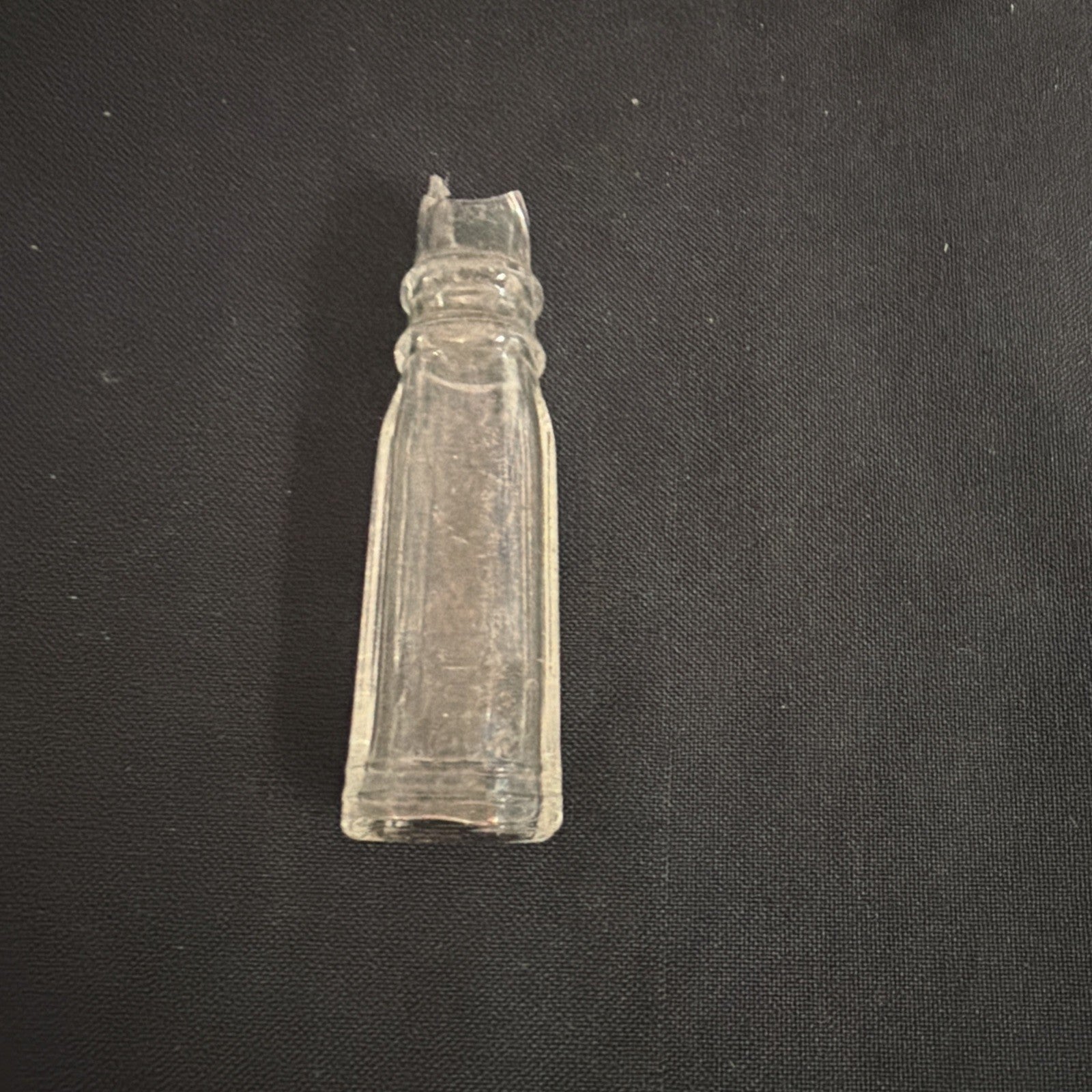 Antique Poisonous Ammonia Poison Bottle Vile 7.5cm - (1880)