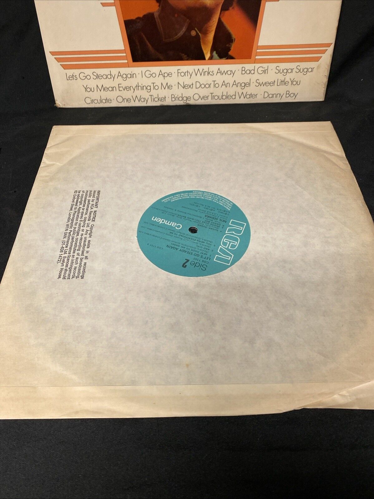 VINYL RECORD - Neil Sedaka Let's Go Steady Again - CDS1151 - (5685)