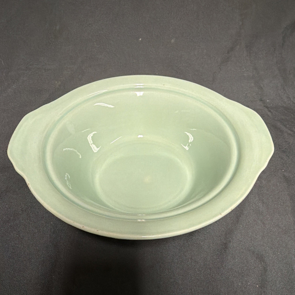 Wood's Ware Beryl Utility Green 1940's Tureen Dish 10" Diameter- (1930) 