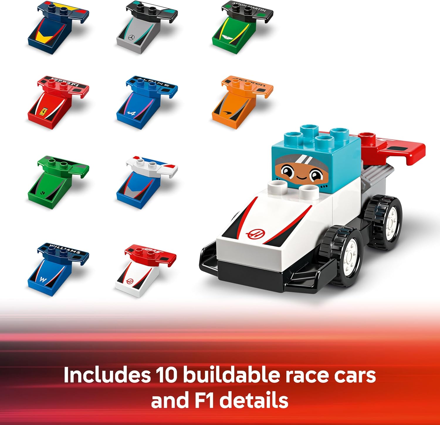 LEGO DUPLO - F1: Team Race Cars & Drivers - 10445