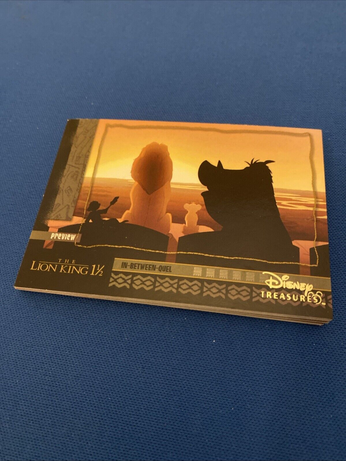 Upper Deck 2003 Disney Treasures Lion King FULL SET  x10 Trading Cards (5759