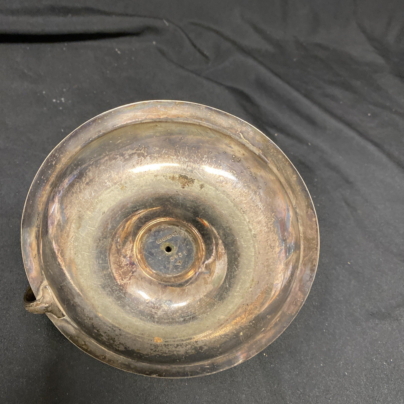 Victorian late 1800's Candle Holder Atkin Brothers HA EA FA Silver Plate - (1710)