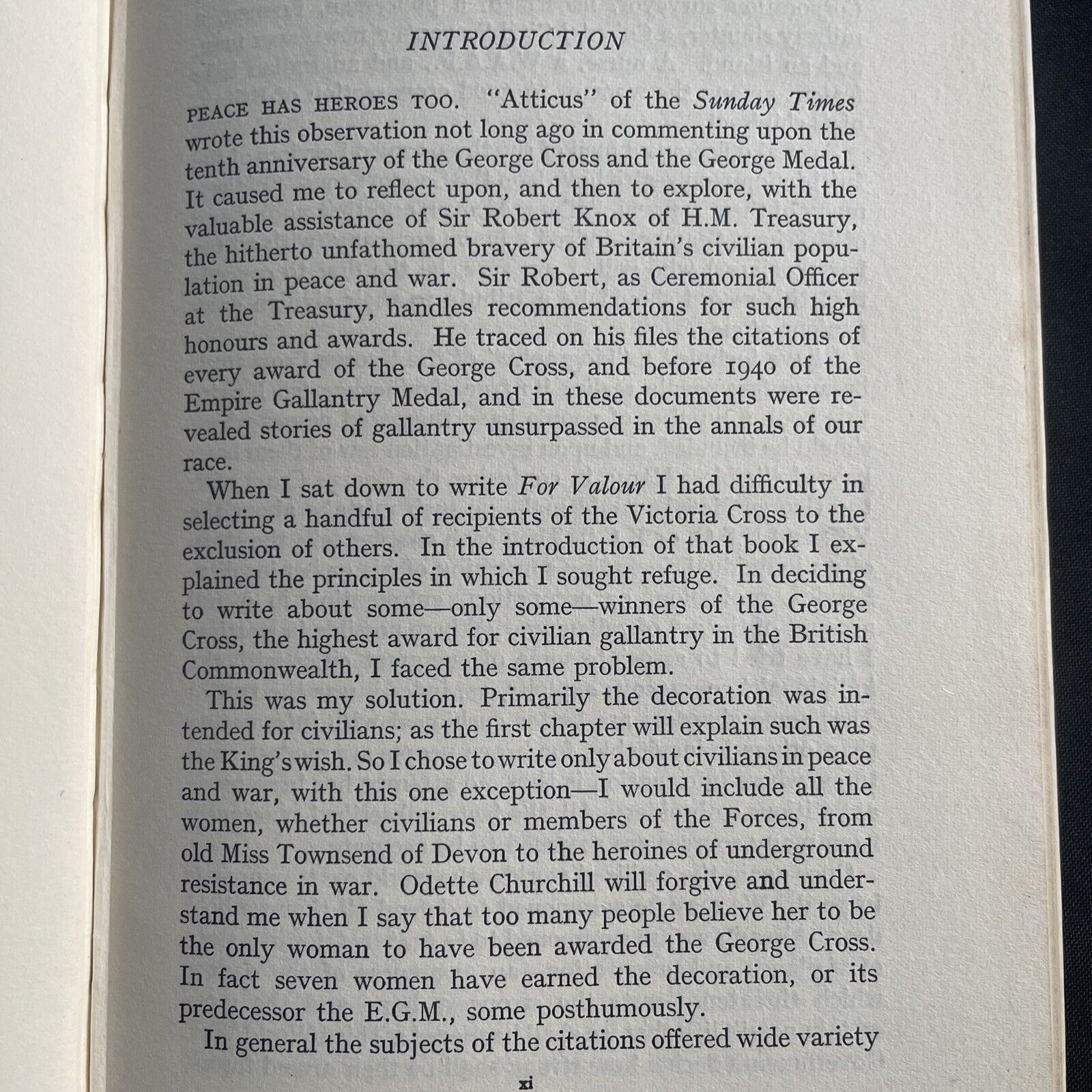 BOOK - For Gallantry The George Cross - Kenneth Hare-Scott - 1951 1st Ed - (9508