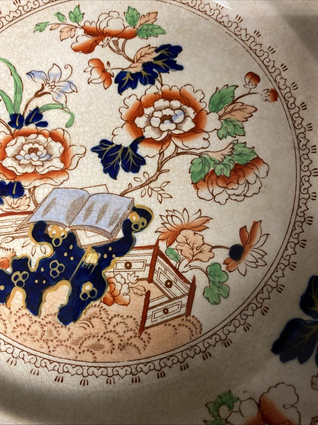 Masons Ashworth Ironstone antique 1834 imari pattern plate 26cm. c1900. (5826)