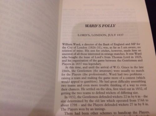 Book - Cricket's Strangest Matches True Stories from 150 years 2002 (1686