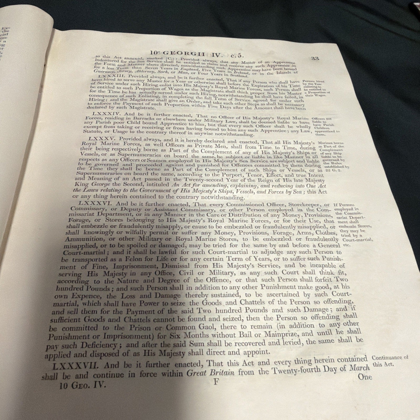The Statutes of United Kingdom George IV 1829 to 1831 Collection Book - SKU (1912)