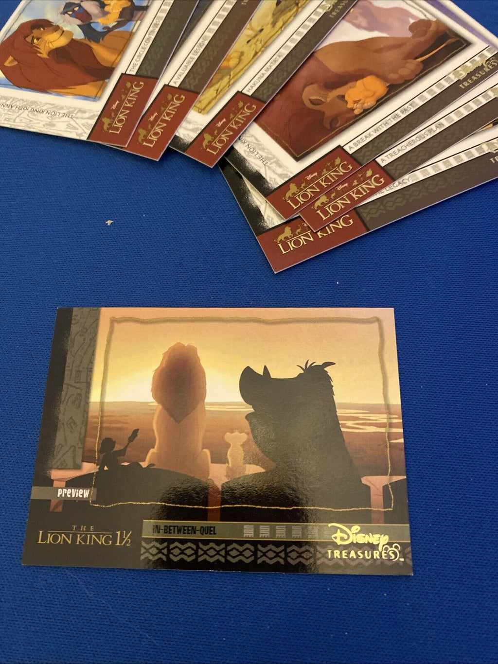 Upper Deck 2003 Disney Treasures Lion King x7 out of 10 Trading Cards (5765