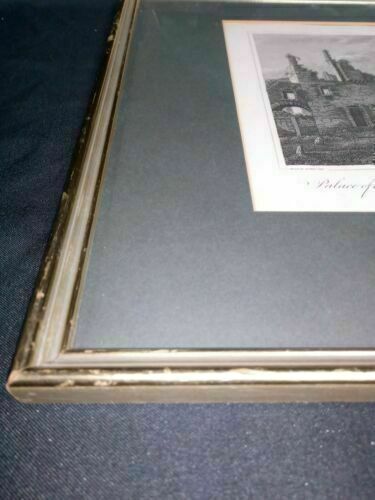J. Skene R. Scott 1807 Engraving Palace of Orkney & St. Magnus Kirkwall (7012)