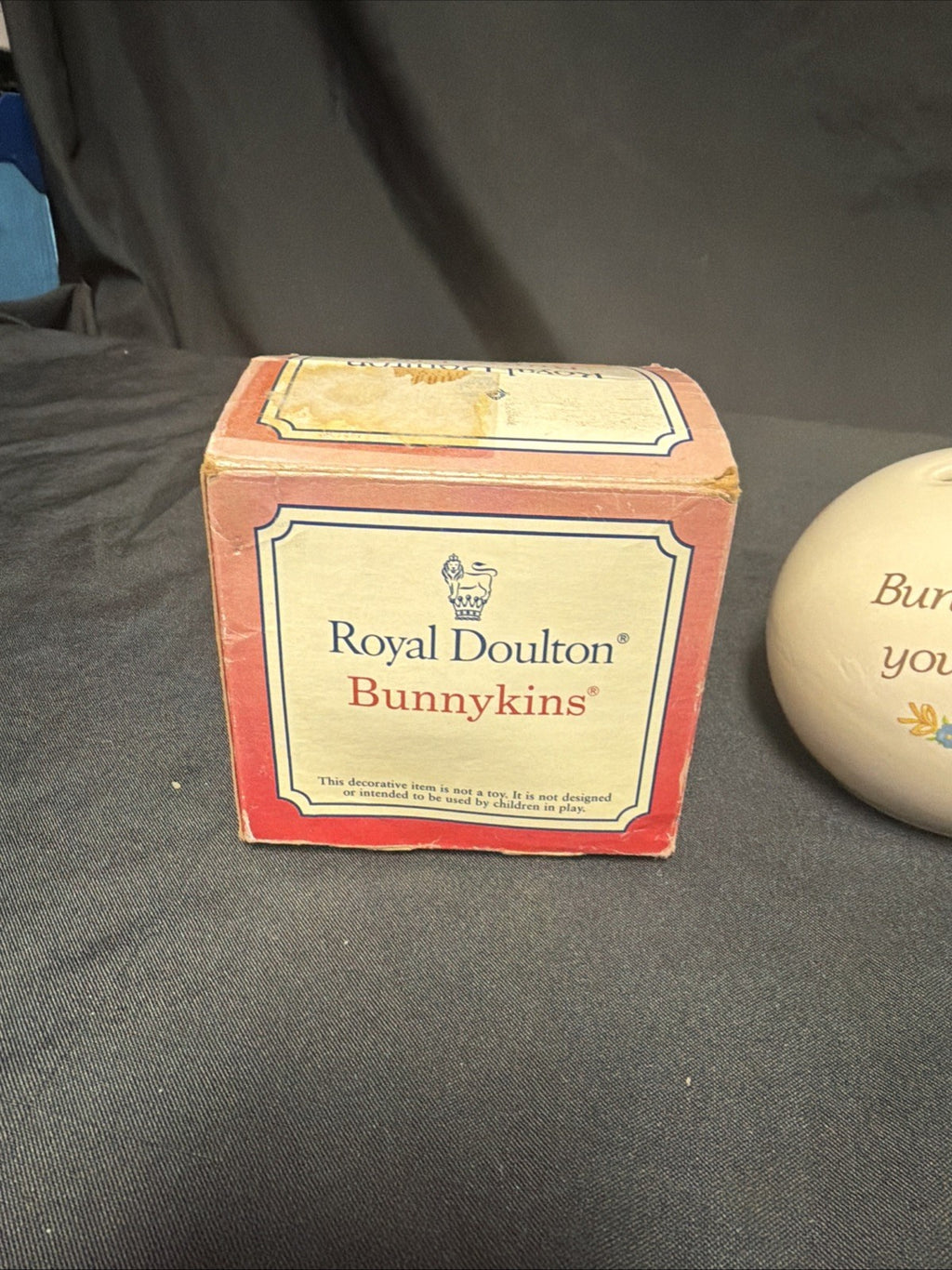 Royal Doulton Bunnykins Moneyball Coin Bank Vintage 1994 - (1892)