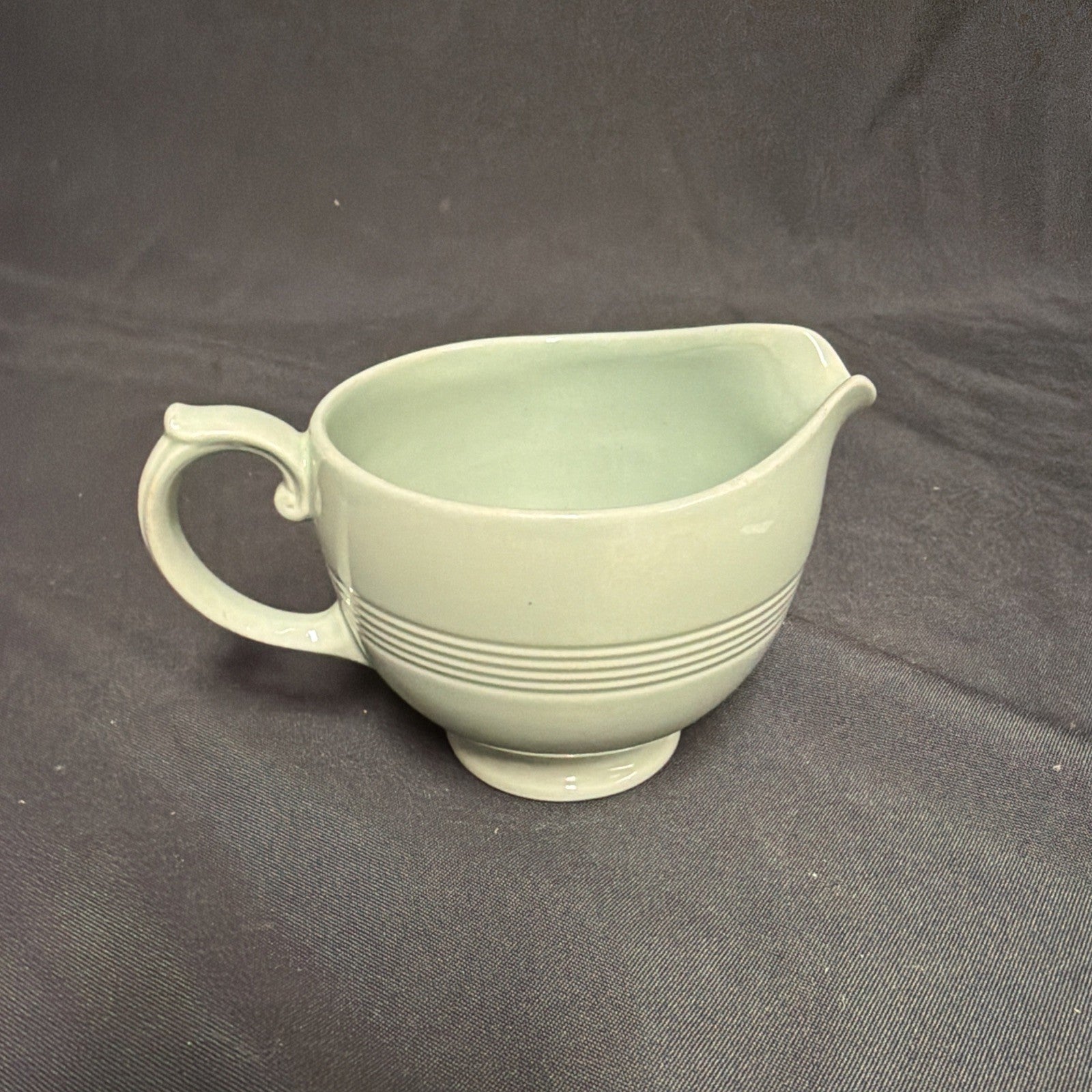 Wood's Ware Beryl Utility Green 1940's Large Creamer Jug 7.5cm tall- (1926) 