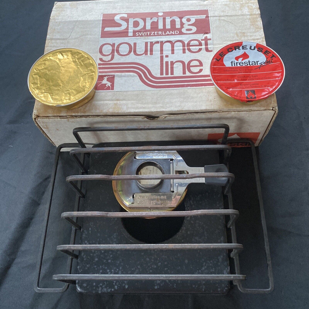 Spring Switzerland Gourmet Line Vintage Cast iron Table top food heater - (9614)