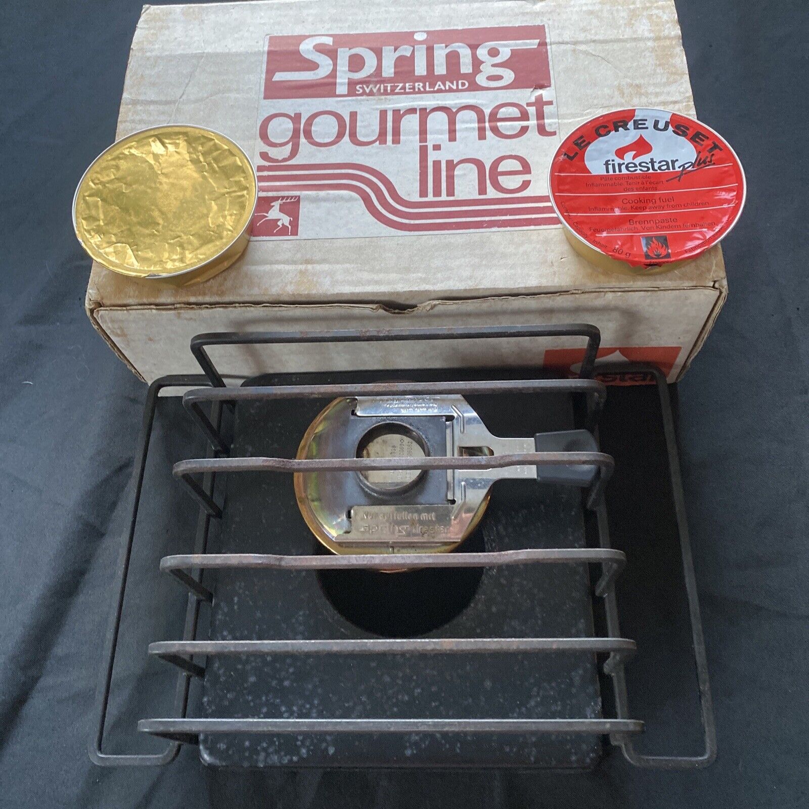 Spring Switzerland Gourmet Line Vintage Cast iron Table top food heater - (9614)