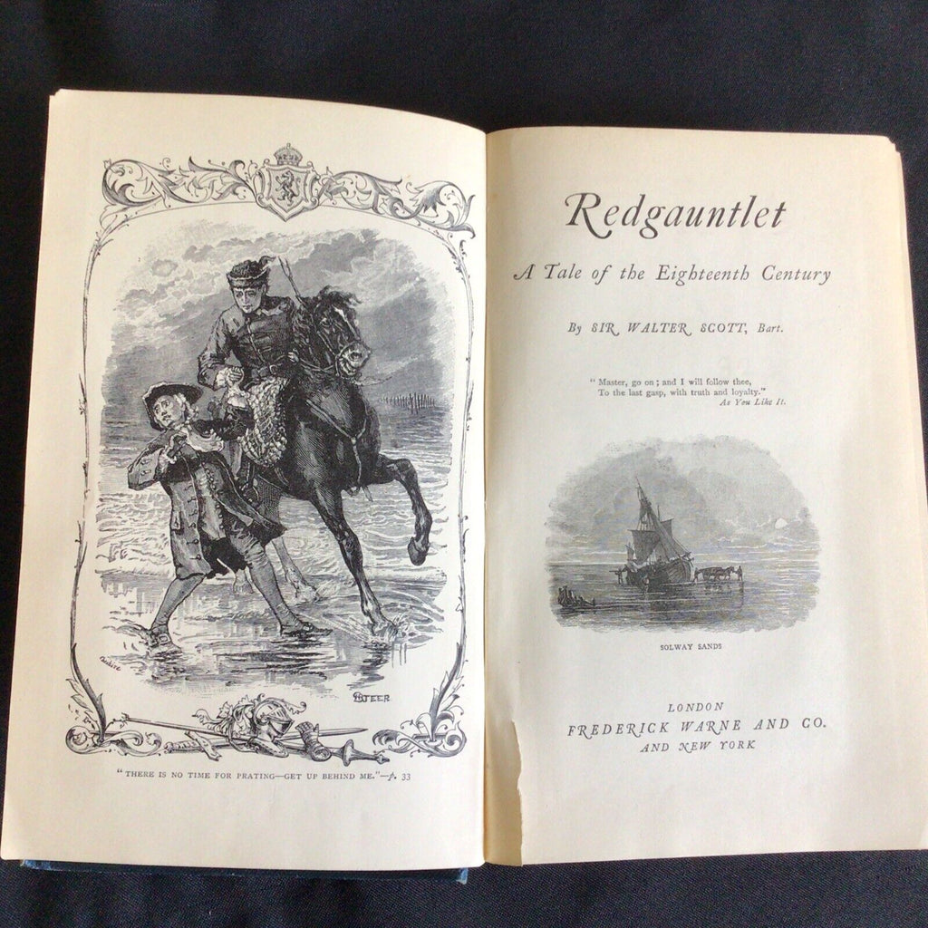 Redgauntlet - Sir Walter Scott Antique book - (9726)