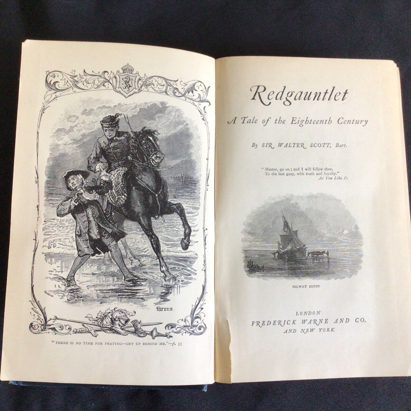 Redgauntlet - Sir Walter Scott Antique book - (9726)