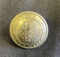 FIRE BRIGADE Vintage Tunic Button - West Midlands 25mm Collectors - (7528